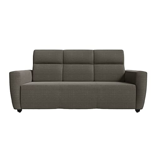 Image of Wakefit Sofa Set | 3 Year Warranty | Sofa 6 Seater, 6 Seater Sofa for Living Room, Wooden Sofa Set, Sofa Set 3+2+1 Seater - Belize(Omega : Grey)