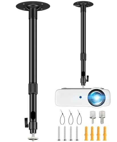 2-Be-Best Upgraded Projector Mount, Better Fixed Projector Ceiling Mount Projectors Wall Mounts with...