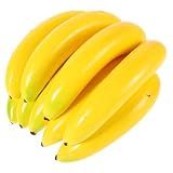 Très réaliste : artificielle est conçue pour ressembler étroitement à une banane, offrant un aspect convaincant et naturel, une adorable décoration de banane, un fruit décoratif artificiel
