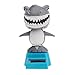 PRETYZOOM Figuras Bobblehead Cabeza Solar Bobblehead Navidad Animado Juguete Salpicadero Energía para Coche Estatuillas de Tiburón- Decoración Del Coche Solar Shark Swing Muñeca de