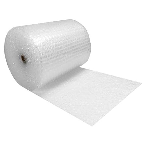 uBoxes Bubble Cushioning 24" wide Wrap x 100' Long Medium Bubbles 5/16",Clear,BUBBMED24100 Cover