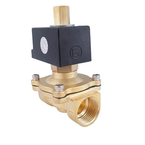 Électrovanne en laiton 3/4 pouce normalement ouverte AC220V électrovanne eau - 2