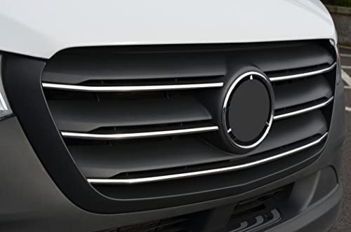 Garnitures de grille chromées Sprinter W907 dès 2018 : parfait pour la finition de van aménagé
