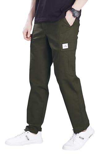 Image of DIVISIVE Men's Loose Fit Linen Blend Cotton Cargo Pants