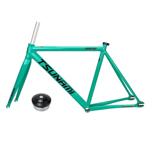 700C ŒMA]ԃt[Zbg 49/52/55/58CM Cu[L A~ [VOgbNoCNt[ NCbN[X 100/120mm oCNt[ tH[Nt(Green,58cm)