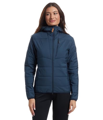 Image of Fjallraven Keb Padded Hoodie Women's Jacket - Lightweight, Insulated, Weather Resistant Fabric - Hiking, Trekking