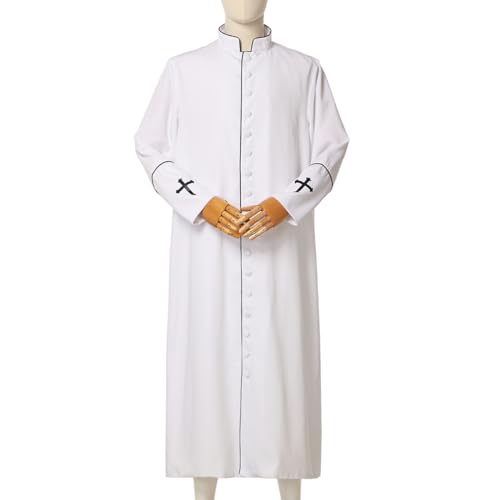 Men's Clergy Cassock Church Minister Robe Vestment for Pastor2