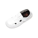 Codeor PIOLAB Piola Professional Chaussures de sécurité à fermeture Velcro, Blanc, Taille 36