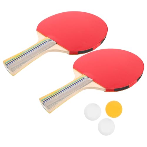 Raquettes de tennis de table en bois non peint (kit de 2) pour loisirs