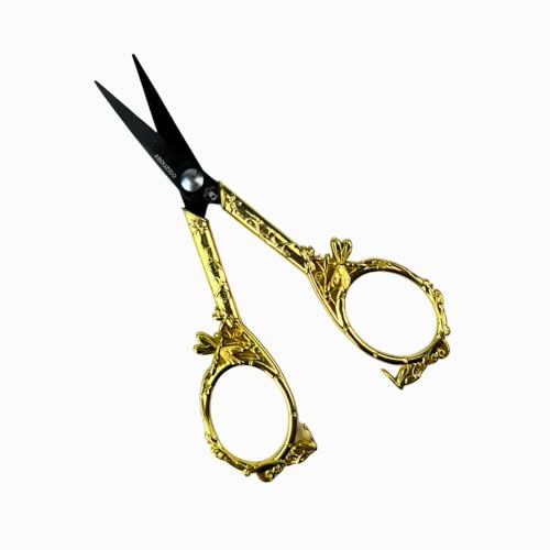 Tesoura Abduzido Fly Curve Gold/Black