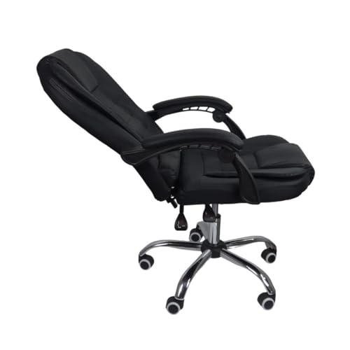 Cadeira De Escritório Presidente Reclinável Ergonômica - Preto