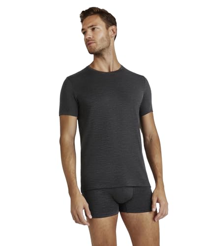 Maillot de corps homme laine et lyocell FALKE Daily ClimaWool t-shirt col rond