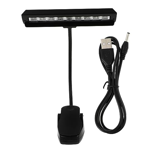 KALLORY 1set Led Eye Clip Lamp USB Reading Light for Bedside Dorm and Study Warm Ambiance Convenient Clamp Design Quality Material for Comfort