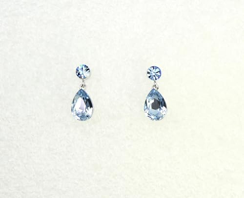 Faship Gorgeous Rhinestone Crystal Floral Necklace Earrings Set4