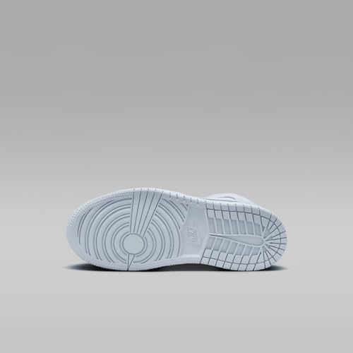 Jordan 1 Mid Little Kids' Shoes (FD8781-400, Cobalt Bliss/Neutral Grey/White)2