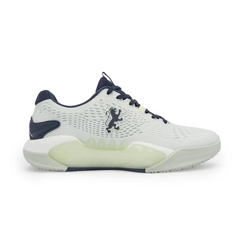 Image of Red Tape Men's Sneakers White Grey KPU Round Lace-Up Flexible Support