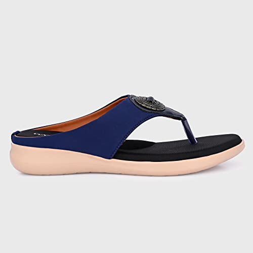 Image of Centrino Women Thong Sandals & Comfortable Ortho Care Sandal For Ladies | Fashion Wear Sandal & Chappal | Soft Cushioned for More comfort (2854)