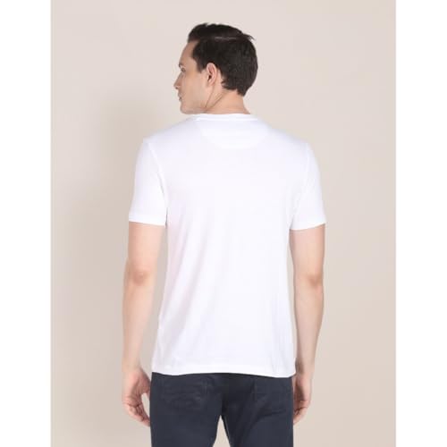 Image of U.S. Polo ASSN. Men's Cotton Regular Fit Crew Neck Brand Print T-Shirt