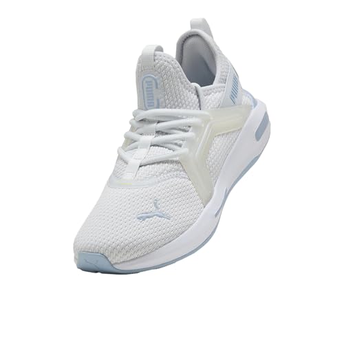 Image of Puma Women's Softride Enzo 5 Cross Training Shoes, Silver Mist-Haute Tropic-Gold Moon AH25, 9.5