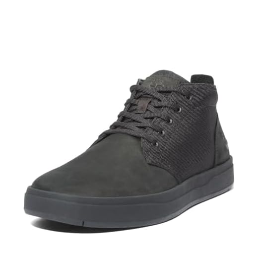 Timberland Davis Square F/L Chukka Zapatillas para Hombre, Black, 43 EU