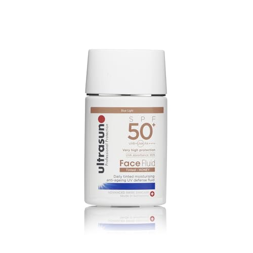 ultrasun Face Fluid Tinted-Honey Anti-Ageing SPF50+, 40 ml