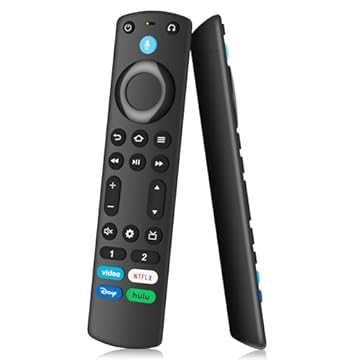 Controle remoto de TV 3ª geração adequado para Fire Smart Omni série QLED/TV Stick (2ª/3ª geração/4K/Lite)/4K Max (1ª/2ª geração)/Cubo de TVs (1ª/2ª/3ª geração)/Smart TV (3ª geração)/Insígnia/Pioneer