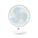 Przenośny wentylator Składany wentylator stołowy USB Akumulator Wentylator ścienny Obrót 45° 3 biegi Regulowany Home Office Aromaterapia Wentylator chłodzący, niebieski