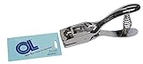Oval (Slotted) Hole Punch for attachments on Id Cards & Badges (Hole: 15mm x 3mm) Hand Held