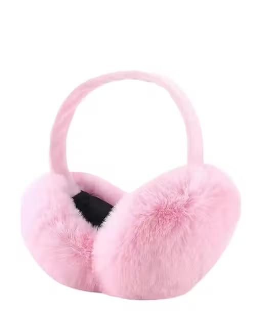 Women's Winter Ear Muffs with Faux Fur Fleece Lining, Foldable Lightweight Cable Knit Ear Warmers, Multiple Colours(Pack of 1)-image-24