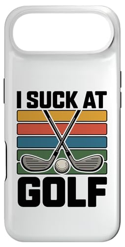 I Suck At Golf Joke ʔSt s Ȓj St X}zP[X iPhone Air p