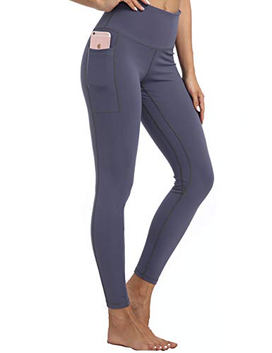 AY Pantalón Deportivo de Mujer Cintura Alta Control de Barriga Entrenamiento Running Fitness Estiramiento Yoga Legging y Pilates