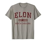 Elon North Carolina NC Vintage Athletic Sports Design T-Shirt