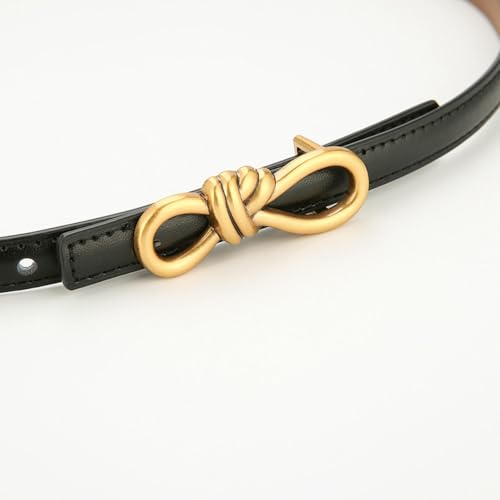 0.5" Thin Belt With Single Prong Buckle For Women, Genuine Leather Dress Belts Reversible Fit Waist Size 26-32inch4