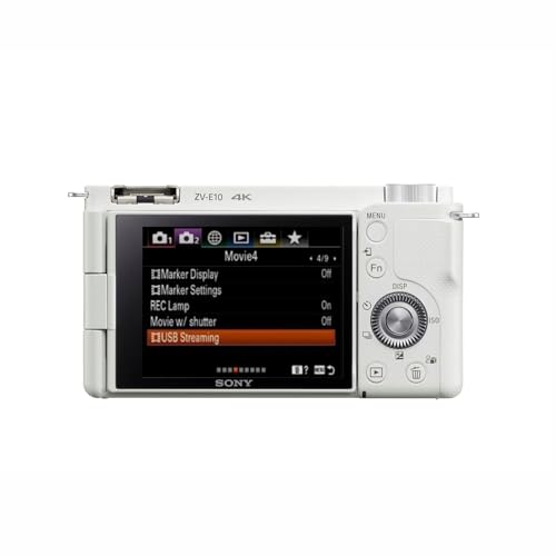 Image of Sony Alpha ZV-E10K (Previously ZV-E10L) with Upgraded SELP1650 (Ver 2) Power Zoom Lens | 24.2 MP Interchangeable-Lens Mirrorless vlog Camera, Made for Creators | APS-C Sensor 4K Movie Recording-White