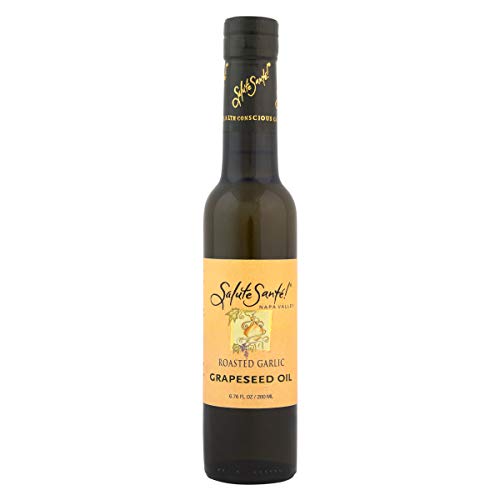 Salute Sante! Infused, Cold Pressed and Varietal Grapeseed Oils for Cooking, Healthy Grape Seed Oil for Dipping Finishing, Marinades and Salads, Pantry Set (Combo 6 Pack)