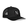 HAKA State City Trucker Hat for Men & Women, Adjustable Baseball Hat, Mesh Snapback, Sturdy Outdoor Black Golf Hat