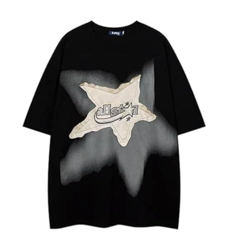 あああused graphic y2k tops CUTEGAL Y2K 90s Star Shirt Star Top Vintage Oversize Shirts
