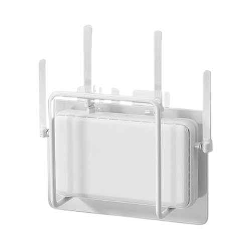Generisch WLAN Router Ablage - Ohne Bohren Hochbelastbar - Kabelbox, Router Organizer Und Halter,Für Wohnzimmer Schlafzimmer Arbeitszimmer Homeoffice Kabelmanagement Und Organisation