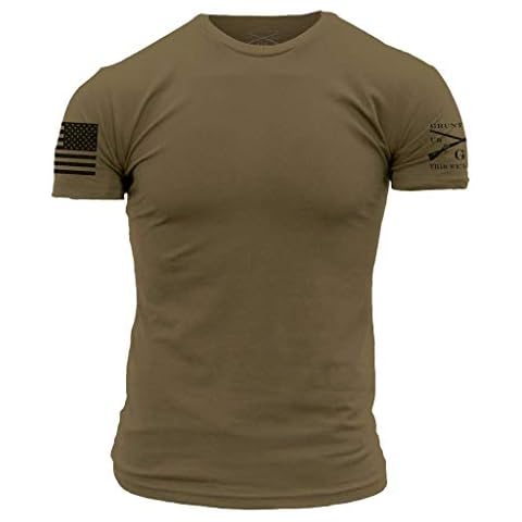 Grunt Style Basic Crew Men's T-Shirt, Color Military Green, Size X-Large Cover