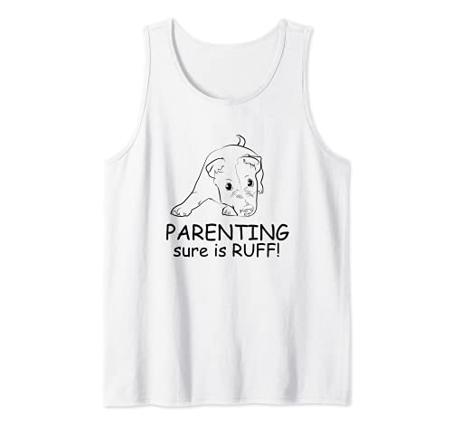 Jack Russell Dog Love-r Cute Funny Dog Mom Tank Top, White