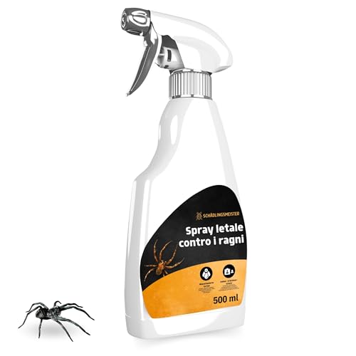 Panteer ® Spray Ragno - Difesa Ragno - Combatte efficacemente i ragni senza permetrina - 500 ml - alta efficacia grazie all'acetamiprid - spray anti-ragno - prodotto in Germania