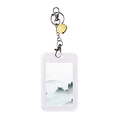 Badge de protection carte de crédit porte-carte rigide anti RFID cloche jaune