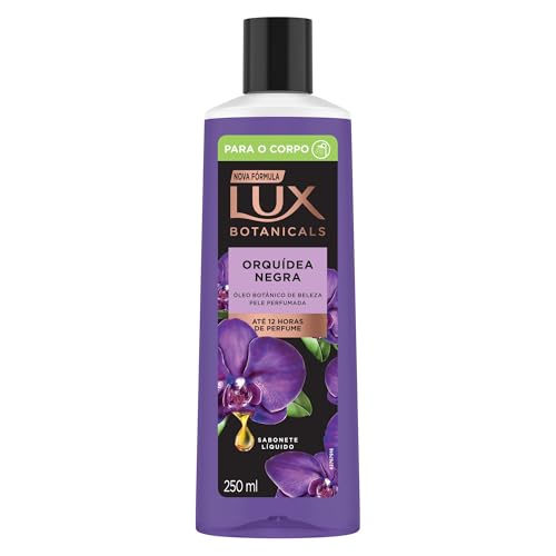 Lux Sabonete Líquido Corporal Orquídea Negra Óleos Hidraflorais Botanicals Frasco 250Ml