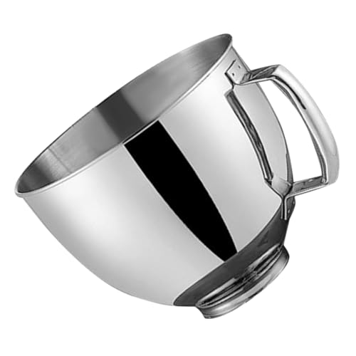 Gadpiparty recipiente para mezclar de acero inoxidable tazón para mezclar largo bol tazones para batidora Horneando Mezcla de tazón batidora de acero inoxidable Silver