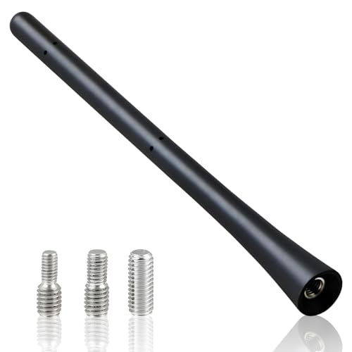 Antenne de Voiture, Accessoires de Voiture FM AM 17 cm, Antenne Autoradio Puissante pour Tuner Stéréo Auto Camion SUV Véhicule, Remplacement Universel avec...