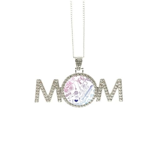 Collier casque de musique, bijou d'anniversaire idéal pour maman
