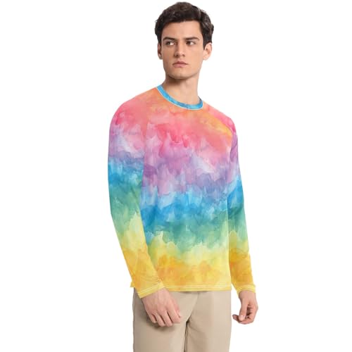 Mens UPF 50+ UV Sun Protection Rash Guard for Men Quick Dry Men Rash Guard Long Sleeve Athletic Workout Tshirts3