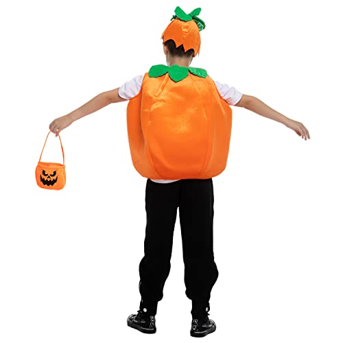 Spooktacular Creations Halloween Child Unisex Wicked Pumpkin Costume For Kids, Halloweem Party (Small (5-7Yr)) #TOP2