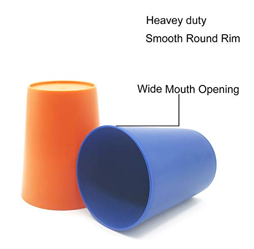 Kx-Ware 18-Ounce Plastic Tumblers Drinking Glasses, Set Of 12 Multicolor - Unbreakable, Dishwasher Safe, Bpa Free #TOP2