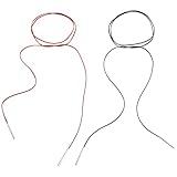 TIESOME 2 Pcs Bow knot Choker for Women, Sexy Long Wrap Rope Collar Tie Neck Chain with Gold Pendant Boho Party Neck Accessories for Women